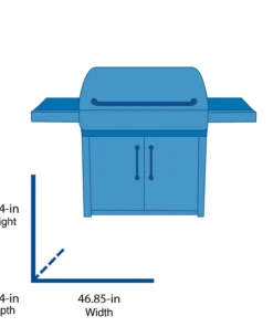 Blue Rhino Grills Black and Silver/Porcelain and Stainless Steel 3-Burner Liquid Propane Gas Grill -Mmaster Outlet Shop 42473449 scaled