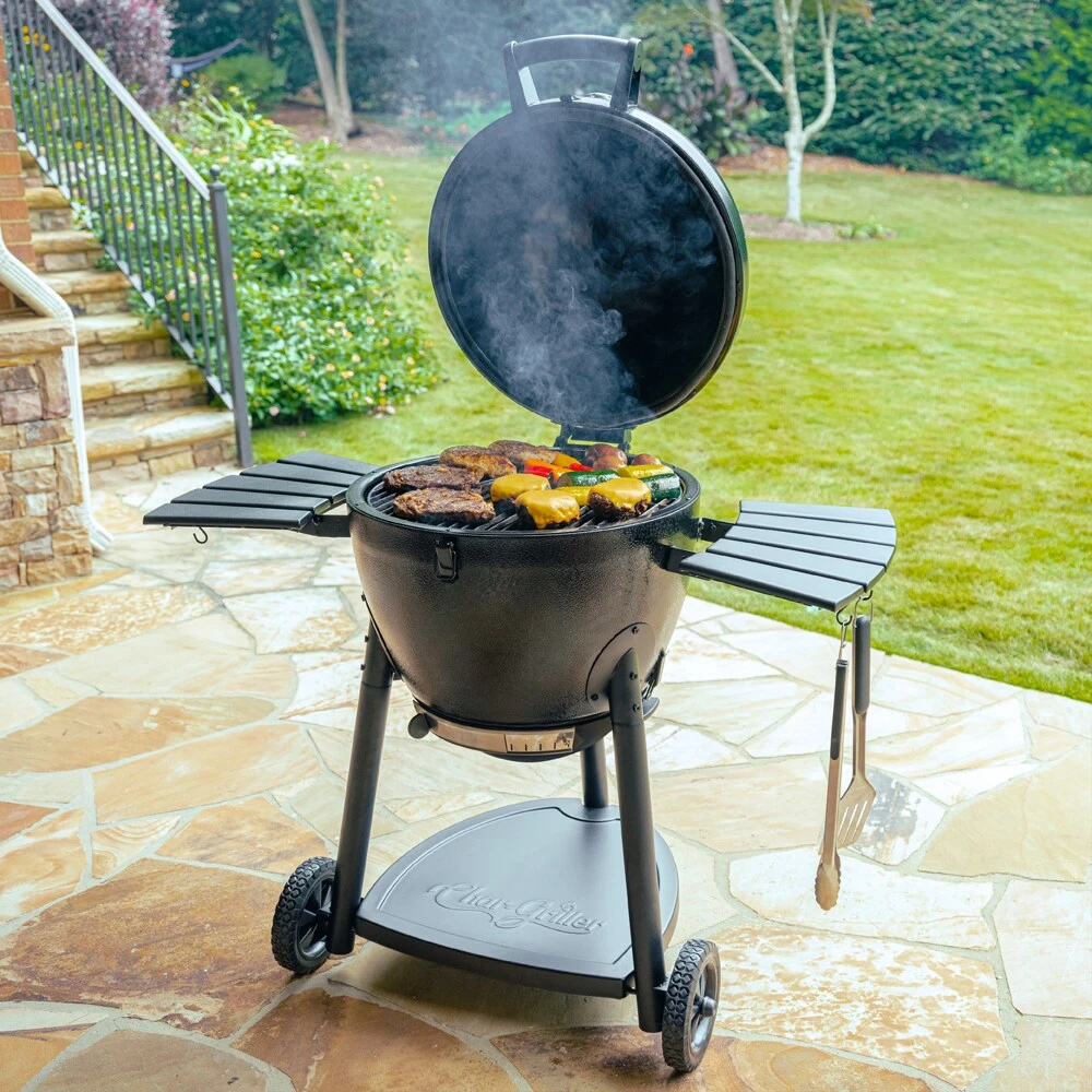 Char-Griller Grills AKORN; 20-in W Black Kamado Charcoal Grill 13 Char-Griller Grills AKORN; 20-in W Black Kamado Charcoal Grill - Image 13