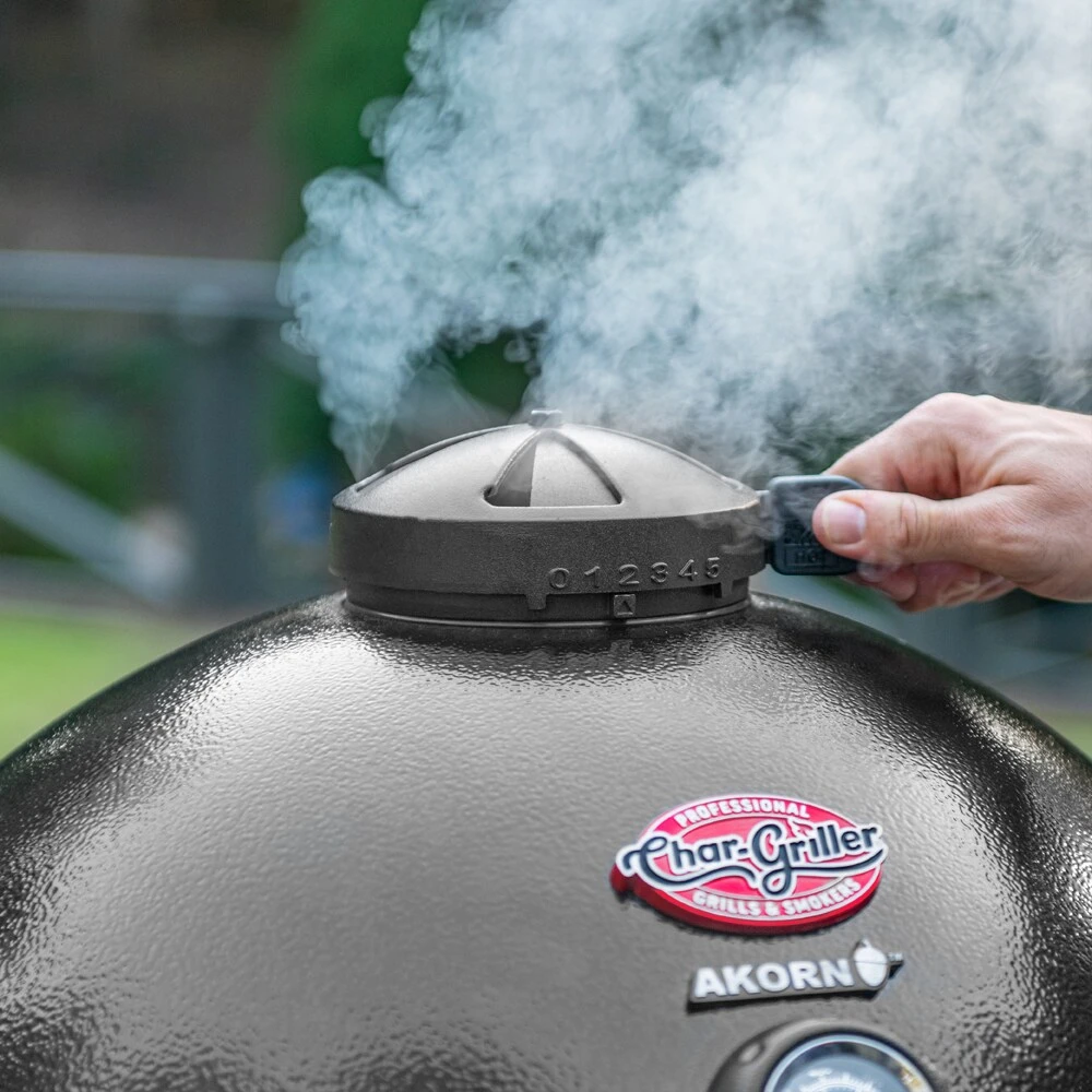Char-Griller Grills AKORN; 20-in W Black Kamado Charcoal Grill 11 Char-Griller Grills AKORN; 20-in W Black Kamado Charcoal Grill - Image 11