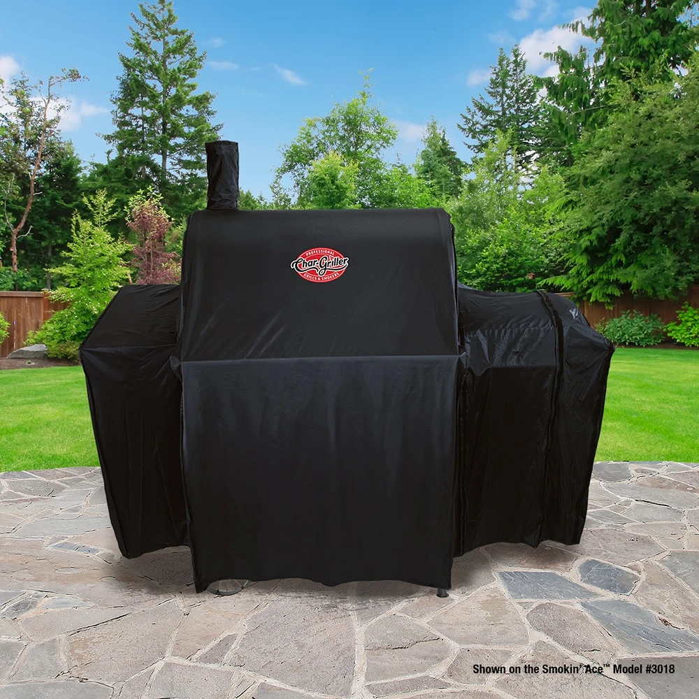 Char-Griller Grilling Tools & Accessories 65-in W x 49-in H Black Charcoal Grill Cover 5 Char-Griller Grilling Tools & Accessories 65-in W x 49-in H Black Charcoal Grill Cover - Image 5