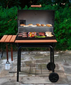 Char-Griller Grills Super Pro 30-in W Black Barrel Charcoal Grill 27 Char-Griller Grills Super Pro 30-in W Black Barrel Charcoal Grill -Mmaster Outlet Shop 42916577