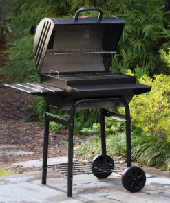 Char-Griller Grills 23-in W Black Barrel Charcoal Grill -Mmaster Outlet Shop 43063351