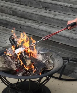 BBQ Croc Grilling Tools & Accessories 3 in 1 barbecue tool, 26 in. Red Aluminum Scissor-style Tongs -Mmaster Outlet Shop 43284373