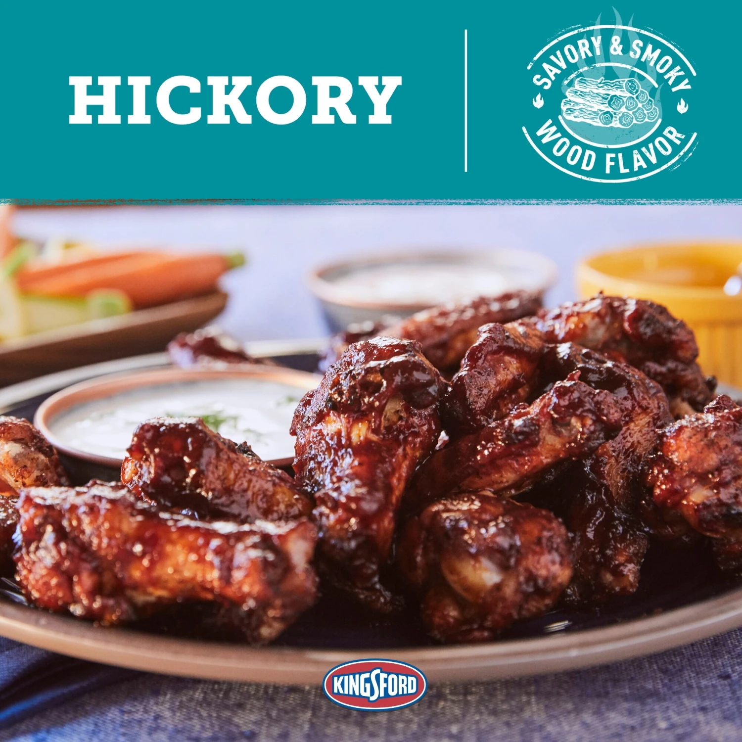 Kingsford Grilling Fuels 16-lb Hickory Charcoal Briquettes 3 Kingsford Grilling Fuels 16-lb Hickory Charcoal Briquettes - Image 3