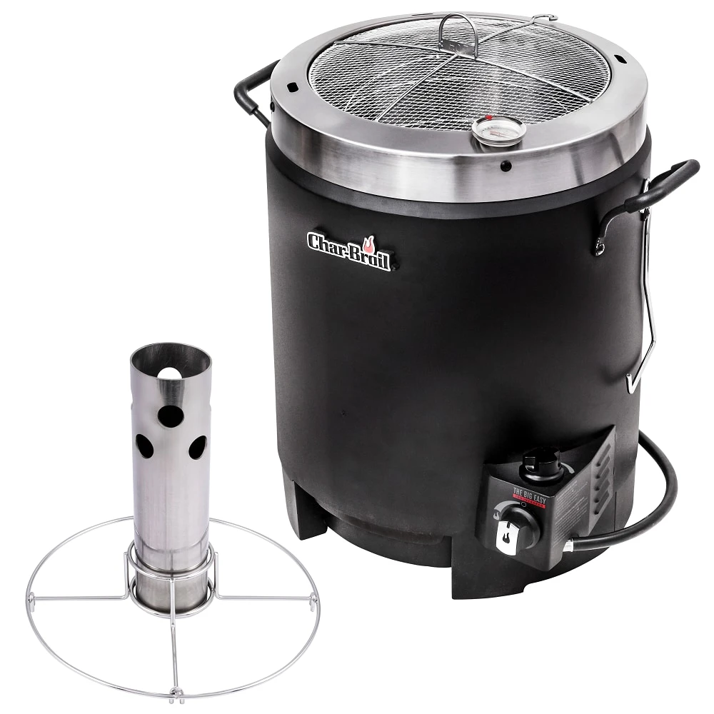 Char-Broil Turkey Fryers, Cookers, & Pots Big Easy 0-Gallon 20-lb Cylinder Piezo Ignition Oil-less Gas Turkey Fryer 1 Char-Broil Turkey Fryers, Cookers, & Pots Big Easy 0-Gallon 20-lb Cylinder Piezo Ignition Oil-less Gas Turkey Fryer