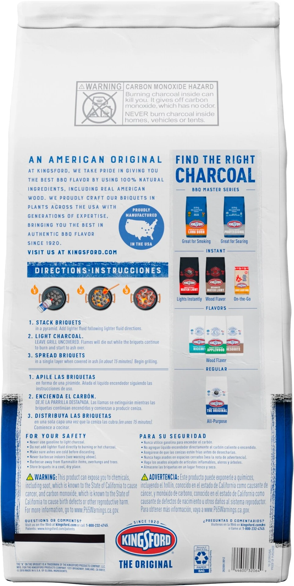 Kingsford Grilling Fuels 16-lb Charcoal Briquettes 2 Kingsford Grilling Fuels 16-lb Charcoal Briquettes - Image 2