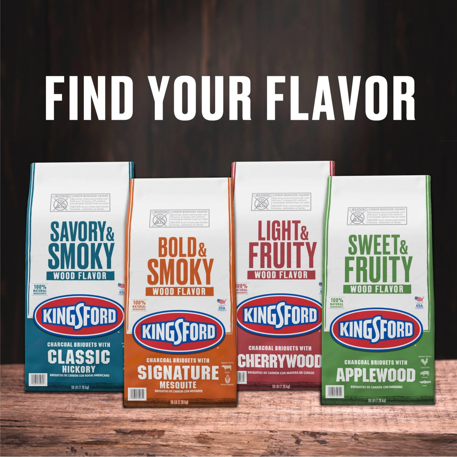 Kingsford Grilling Fuels 8-lb Hickory Charcoal Briquettes 10 Kingsford Grilling Fuels 8-lb Hickory Charcoal Briquettes - Image 10