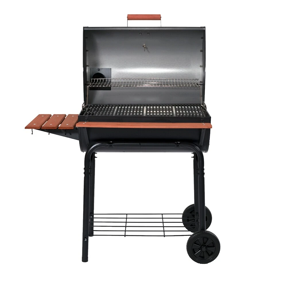 Char-Griller Grills Super Pro 30-in W Black Barrel Charcoal Grill 5 Char-Griller Grills Super Pro 30-in W Black Barrel Charcoal Grill - Image 5