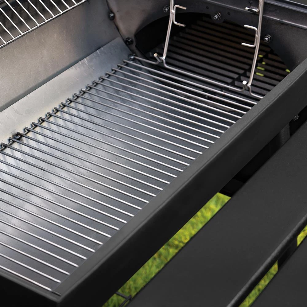 King-Griller Grills Smokin' Ace 30-in W Black Barrel Charcoal Grill 6 King-Griller Grills Smokin' Ace 30-in W Black Barrel Charcoal Grill - Image 6