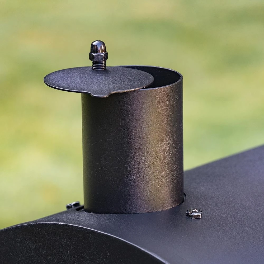 King-Griller Grills Smokin' Ace 30-in W Black Barrel Charcoal Grill 8 King-Griller Grills Smokin' Ace 30-in W Black Barrel Charcoal Grill - Image 8