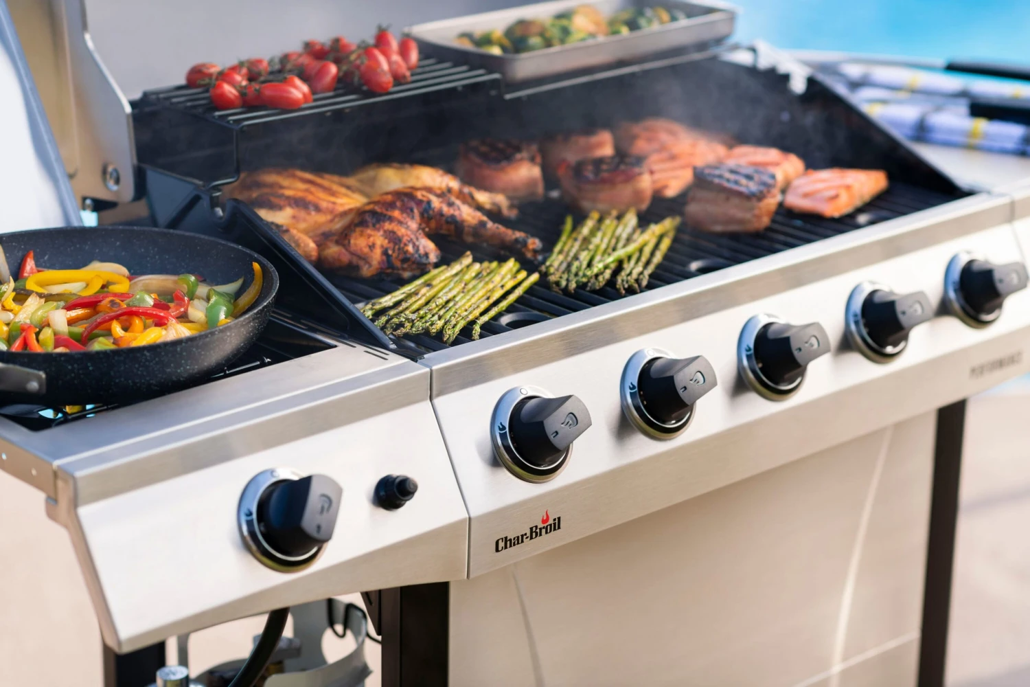 Char-Broil Grills Performance Silver 5-Burner Liquid Propane Gas Grill with 1 Side Burner 15 Char-Broil Grills Performance Silver 5-Burner Liquid Propane Gas Grill with 1 Side Burner - Image 15