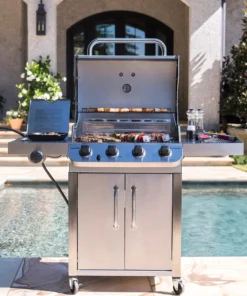 Char-Broil Grills Performance Stainless 4-Burner Liquid Propane Gas Grill with 1 Side Burner -Mmaster Outlet Shop 43465439
