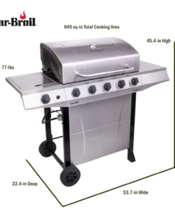Char-Broil Grills Performance Silver 5-Burner Liquid Propane Gas Grill with 1 Side Burner 37 Char-Broil Grills Performance Silver 5-Burner Liquid Propane Gas Grill with 1 Side Burner -Mmaster Outlet Shop 43467516 scaled
