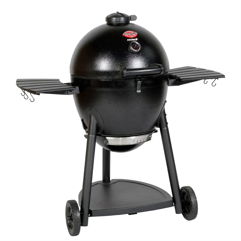 Char-Griller Grills AKORN; 20-in W Black Kamado Charcoal Grill 2 Char-Griller Grills AKORN; 20-in W Black Kamado Charcoal Grill - Image 2