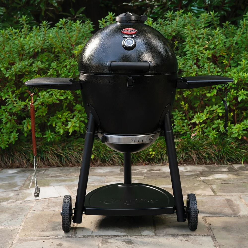 Char-Griller Grills AKORN; 20-in W Black Kamado Charcoal Grill 3 Char-Griller Grills AKORN; 20-in W Black Kamado Charcoal Grill - Image 3