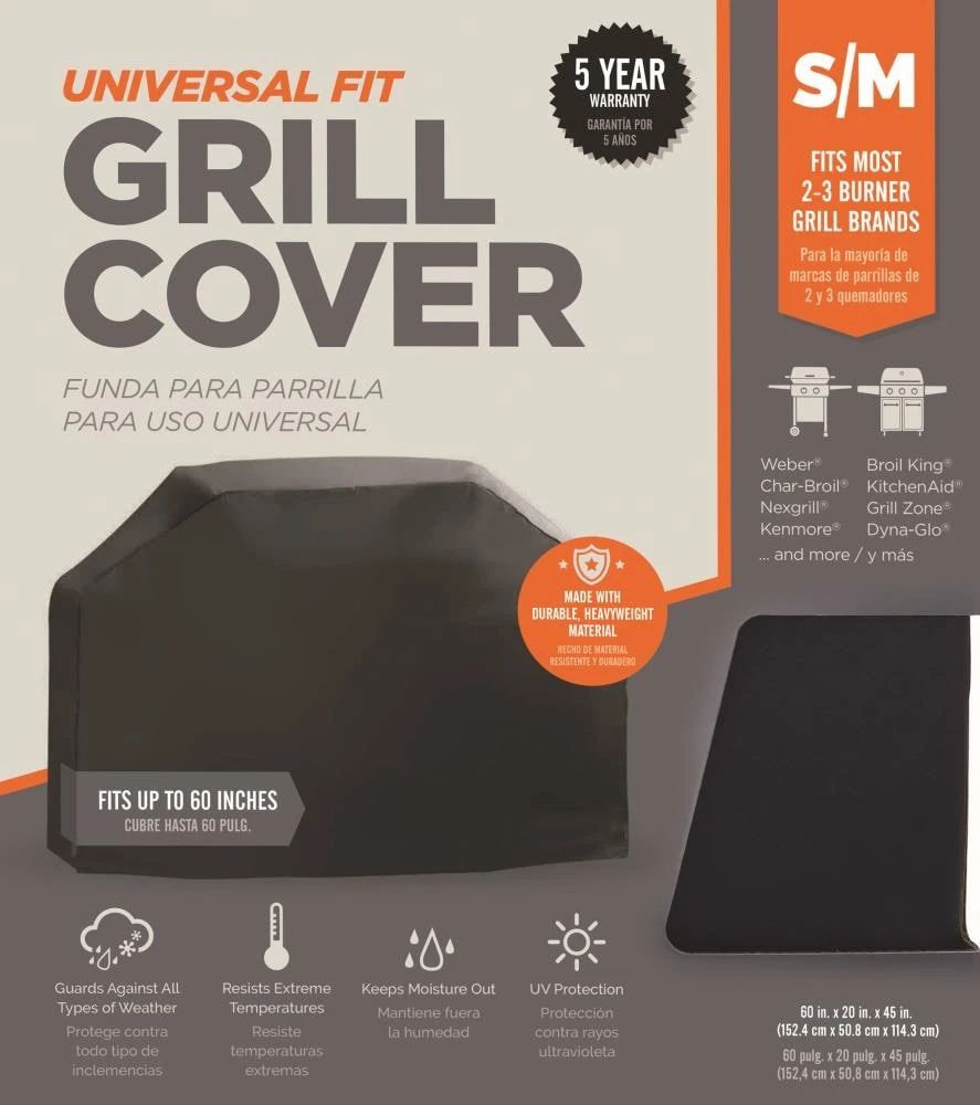 Universal Grilling Tools & Accessories 20-in W x 45-in H Black Fits Most Cover 1 Universal Grilling Tools & Accessories 20-in W x 45-in H Black Fits Most Cover