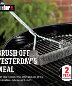 Weber Grilling Tools & Accessories Plastic 21.8-in Grill Brush -Mmaster Outlet Shop 44014982