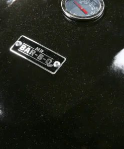 Mr. Bar-B-Q Grills Stand Up Charcoal Grill 22.17-in W Black/Porcelain Kettle Charcoal Grill -Mmaster Outlet Shop 44018139