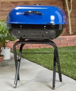 Americana Grills 21.25-in W Ocean Blue Kettle Charcoal Grill -Mmaster Outlet Shop 44018185
