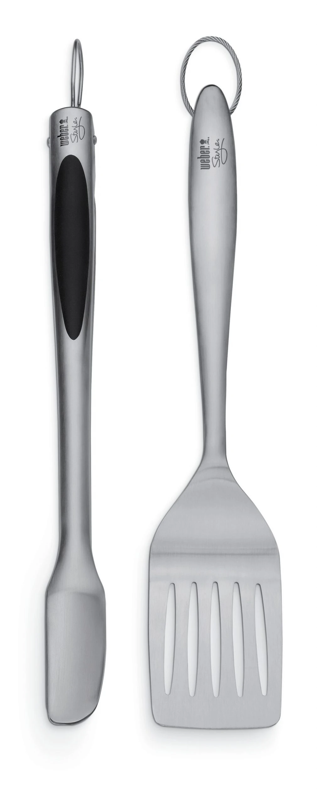 Weber Grilling Tools & Accessories 2-Pack Stainless Steel Tool Set 2 Weber Grilling Tools & Accessories 2-Pack Stainless Steel Tool Set - Image 2