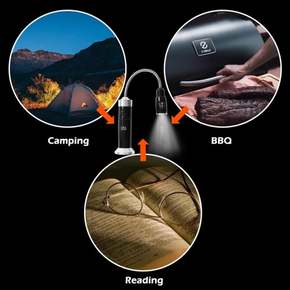 Z GRILLS Grilling Tools & Accessories BBQ Grill LED Light Outdoor Bright Lamp Magnetic Base with Case 2PCS 5 Z GRILLS Grilling Tools & Accessories BBQ Grill LED Light Outdoor Bright Lamp Magnetic Base with Case 2PCS - Image 5