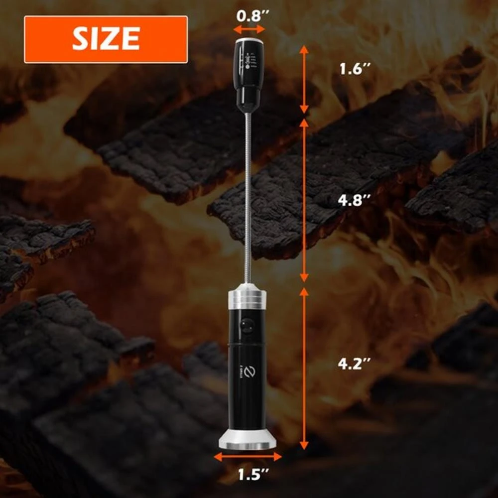 Z GRILLS Grilling Tools & Accessories BBQ Grill LED Light Outdoor Bright Lamp Magnetic Base with Case 2PCS 2 Z GRILLS Grilling Tools & Accessories BBQ Grill LED Light Outdoor Bright Lamp Magnetic Base with Case 2PCS - Image 2