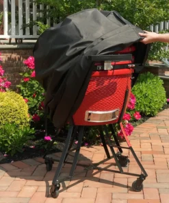 Universal Grilling Tools & Accessories 30-in W x 45-in H Black Kamado Grill Cover -Mmaster Outlet Shop 44207024