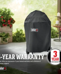 Weber Grilling Tools & Accessories 25-in W x 35-in H Black Charcoal Grill Cover 8 Weber Grilling Tools & Accessories 25-in W x 35-in H Black Charcoal Grill Cover -Mmaster Outlet Shop 44494369