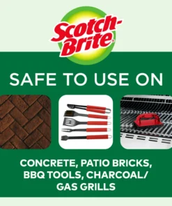 Scotch-Brite Grilling Tools & Accessories Heavy Duty Grill Scrubber Polyester Plastic 3.8-in Grill Brush 8 Scotch-Brite Grilling Tools & Accessories Heavy Duty Grill Scrubber Polyester Plastic 3.8-in Grill Brush -Mmaster Outlet Shop 44548483 scaled