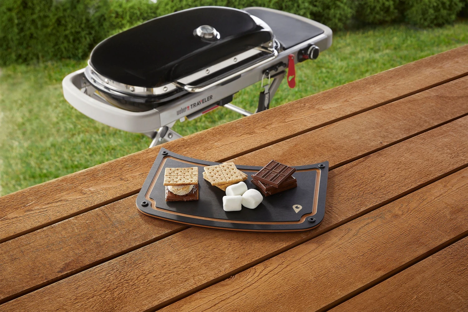 Weber Grilling Tools & Accessories Traveler Reversible Prep and Serve Board 5 Weber Grilling Tools & Accessories Traveler Reversible Prep and Serve Board - Image 5