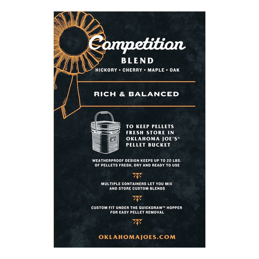 Oklahoma Joe's Grilling Fuels Competition Blend 20-lb Grill Pellets 5 Oklahoma Joe's Grilling Fuels Competition Blend 20-lb Grill Pellets - Image 5