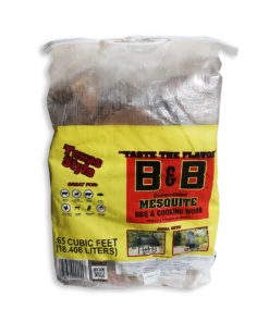 B&B Charcoal Grilling Fuels Cooking Logs Mesquite 30-lb Wood Chips